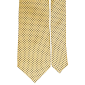 Cravatta-di-Seta-Stampa-Gialla-a-Pois-Blu-Pala-1-1381