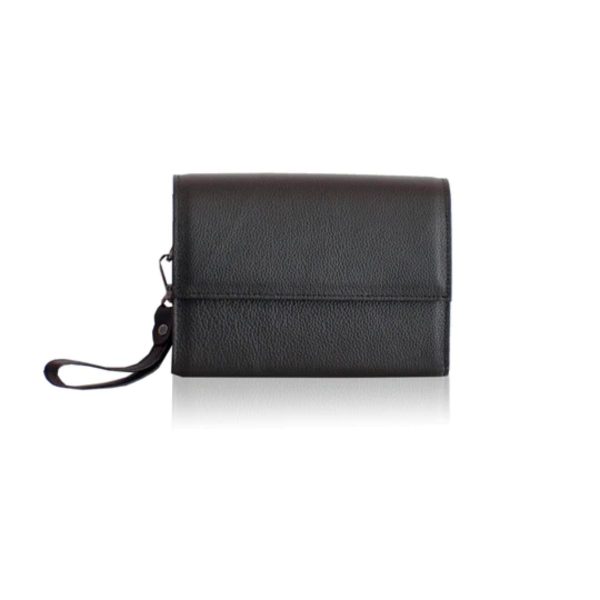 Brooklyn Leather Crossbody Bag - Black