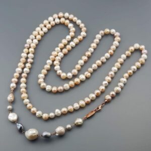 Colier-Celebrity-130-cm-cu-perle-Charleston-multicolore